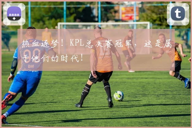 热血逐梦！KPL总决赛冠军，这是属于他们的时代！